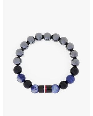Tommy Hilfiger Pulsera De Cuentas Con Detalle Distintivo - Azul