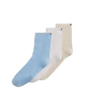 Tommy Hilfiger Set De Regalo Con 3 Pares De Calcetines - Azul