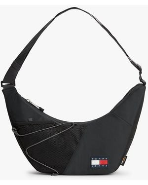 Tommy Hilfiger Logo Outdoor Crossbody Bag - Black