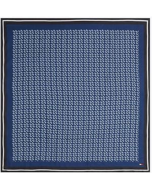 Tommy Hilfiger Foulard Quadrato Smart Casual - Blu