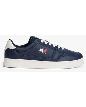Tommy Hilfiger The Greenwich Leather Trainers - Blue