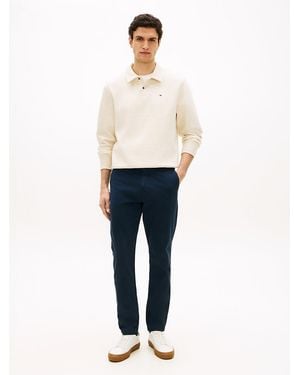 Tommy Hilfiger Harlem Washed Tapered Leg Trousers - Blue