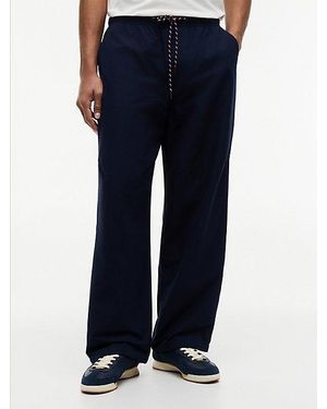 Tommy Hilfiger Theo Loose Fit Fallschirmhose Mit Kordelzug - Blau