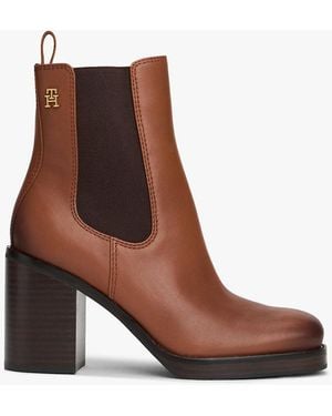 Tommy Hilfiger Stivaletti Chelsea - Marrone