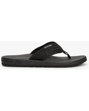 Tommy Hilfiger Woven Strap Flip-flops - White