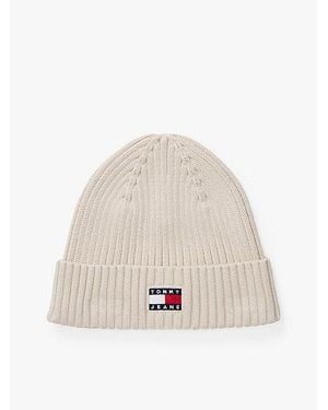 Tommy Hilfiger Gorro Heritage De Punto Con Logo - Neutro