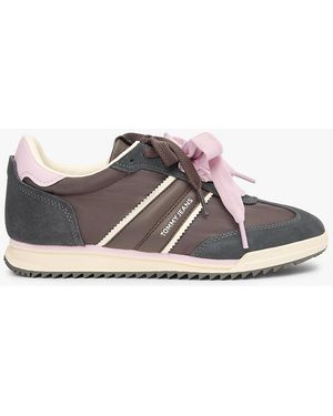 Tommy Hilfiger Low Profile Serrated Trainers - Grey