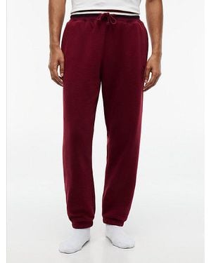 Tommy Hilfiger Joggers Con El Bajo Elástico En Felpa - Rojo