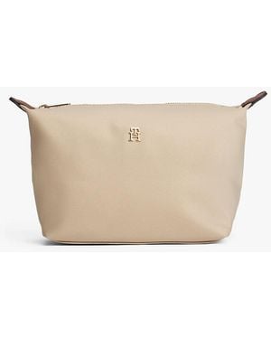 Tommy Hilfiger Pochette Toilette Con Monogramma Th - Neutro