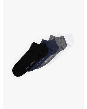Tommy Hilfiger Pack De 4 Pares De Calcetines Cortos - Azul