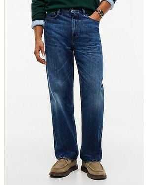 Tommy Hilfiger River Relaxed Straight Leg Jeans Mit Fade Effekt - Blau