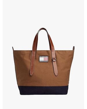 Tommy Hilfiger The Runway Collection Tote-Bag Aus Canvas - Braun