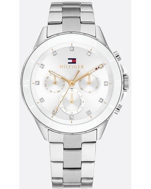 Tommy Hilfiger White Dial Stainless Steel Bracelet Watch