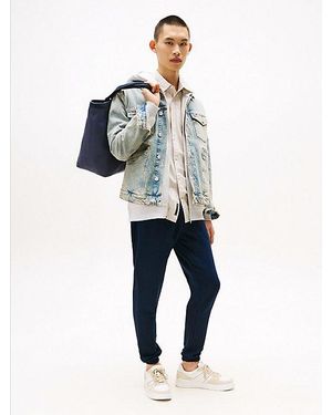 Tommy Hilfiger Joggers Con Bajo Elástico Y Corte Slim - Azul