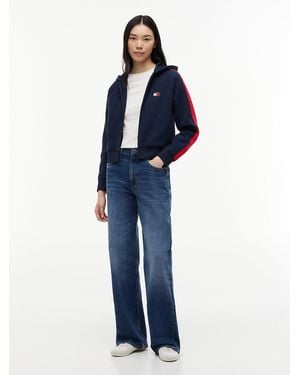 Tommy Hilfiger Mia Mid Rise Relaxed Straight Jeans - Blue