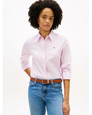Tommy Hilfiger Classic Regular Fit Poplin Shirt - White