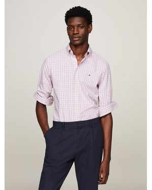 Tommy Hilfiger Check Regular Fit Shirt - White