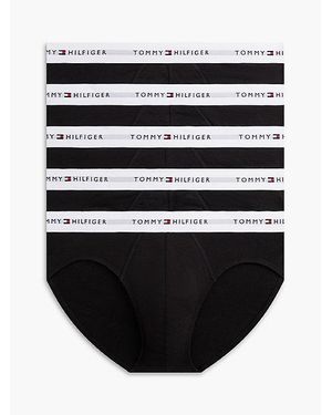 Tommy Hilfiger Set Van 5 Signature-Slips Met Logo - Zwart