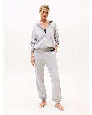 Tommy Hilfiger Relaxed Cuffed Lounge Joggers - White