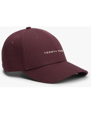 Tommy Hilfiger Cappello Da Baseball - Viola