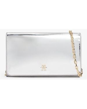 Tommy Hilfiger Pochette Hilfiger Icon Con Catenella - Bianco