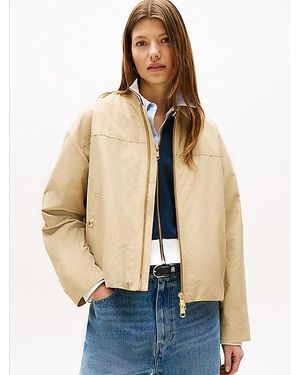 Tommy Hilfiger Wasserabweisende Bomberjacke - Natur
