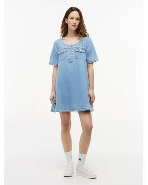 Blue Linen Shift Dresses for Women - Up to 79% off | Lyst UK - Page 2