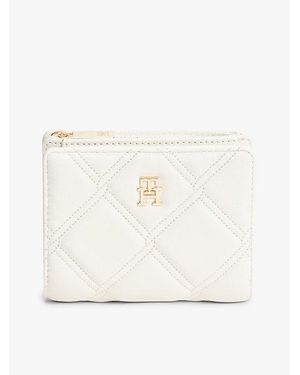 Tommy Hilfiger Gesteppte Bifold-Brieftasche Mit Th-Monogramm - Natur