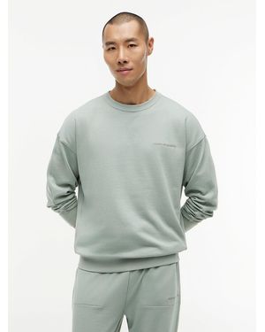 Tommy Hilfiger Essential Logo Terry Lounge Track Top - Grey