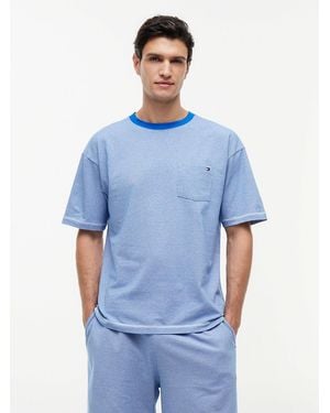 Tommy Hilfiger Original Stripe Lounge T-Shirt - Blue