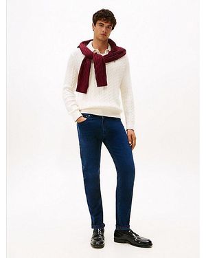 Tommy Hilfiger Vaqueros Bleecker Con Efecto Usado - Azul