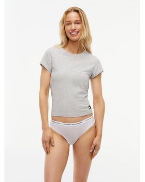 Tommy Hilfiger Logo Waistband Briefs - White