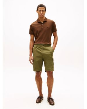 Tommy Hilfiger Twill Relaxed Cargo Shorts - Green