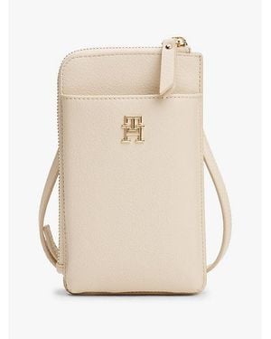 Tommy Hilfiger Crossbody-Etuitasche Mit Handyfach - Natur