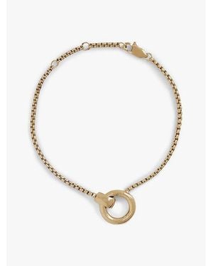 Tommy Hilfiger Vergoldetes Edelstahl-Armband Mit Ring-Anhänger - Mettallic