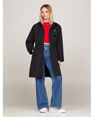 Tommy Hilfiger Waisted Hooded Chicago Windbreaker Jacket - Blue