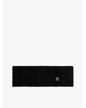 Tommy Hilfiger Diadema En Mezcla De Lana - Negro