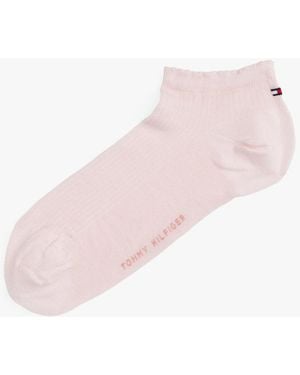 Tommy Hilfiger 1-pack Ribbed Trainer Socks - Pink
