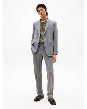 Tommy Hilfiger Pak Van Twill Met Wol - Grijs