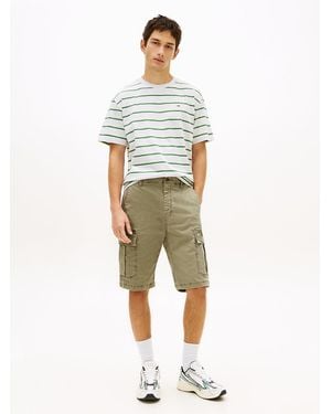 Tommy Hilfiger Otis Washed Cargo Shorts - Natural