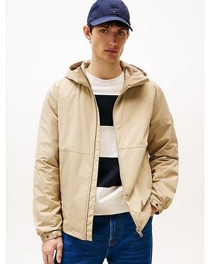 Tommy Hilfiger Chaqueta Con Capucha Y Parche Del Logo - Neutro