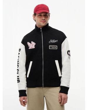 Tommy Hilfiger Pure Wool Track Jacket - Blue