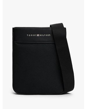 Tommy Hilfiger Getextureerde Crossbodytas - Zwart