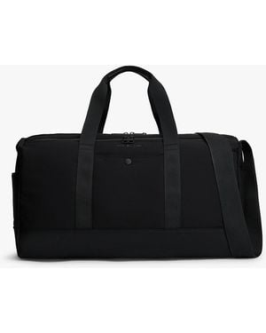Tommy Hilfiger Sac De Sport De Voyage En Tissu À Logo - Noir