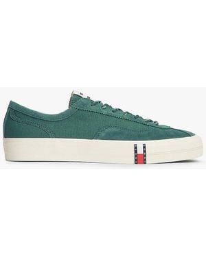 Tommy Hilfiger Canvas Archive Runner Trainers - Green