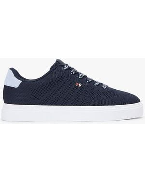 Tommy Hilfiger Knit Cupsole Trainers - Blue