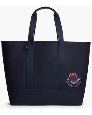 Tommy Hilfiger Heritage Reversible Canvas Tote Bag - Blue