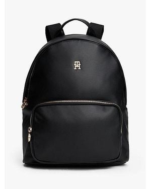 Tommy Hilfiger Mochila Con Monograma Th - Negro
