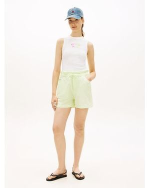 Tommy Hilfiger Linen Blend Five-Pocket Shorts - Multicolour