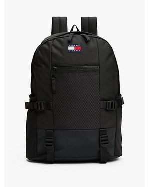Tommy Hilfiger Rucksack Mit Gurtband-Riemen - Schwarz